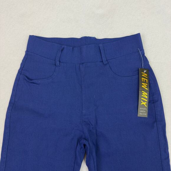 New Mix Women’s Jeggings Pants Blue Stretch Skinny Leggings Size S/M - Picture 9 of 11